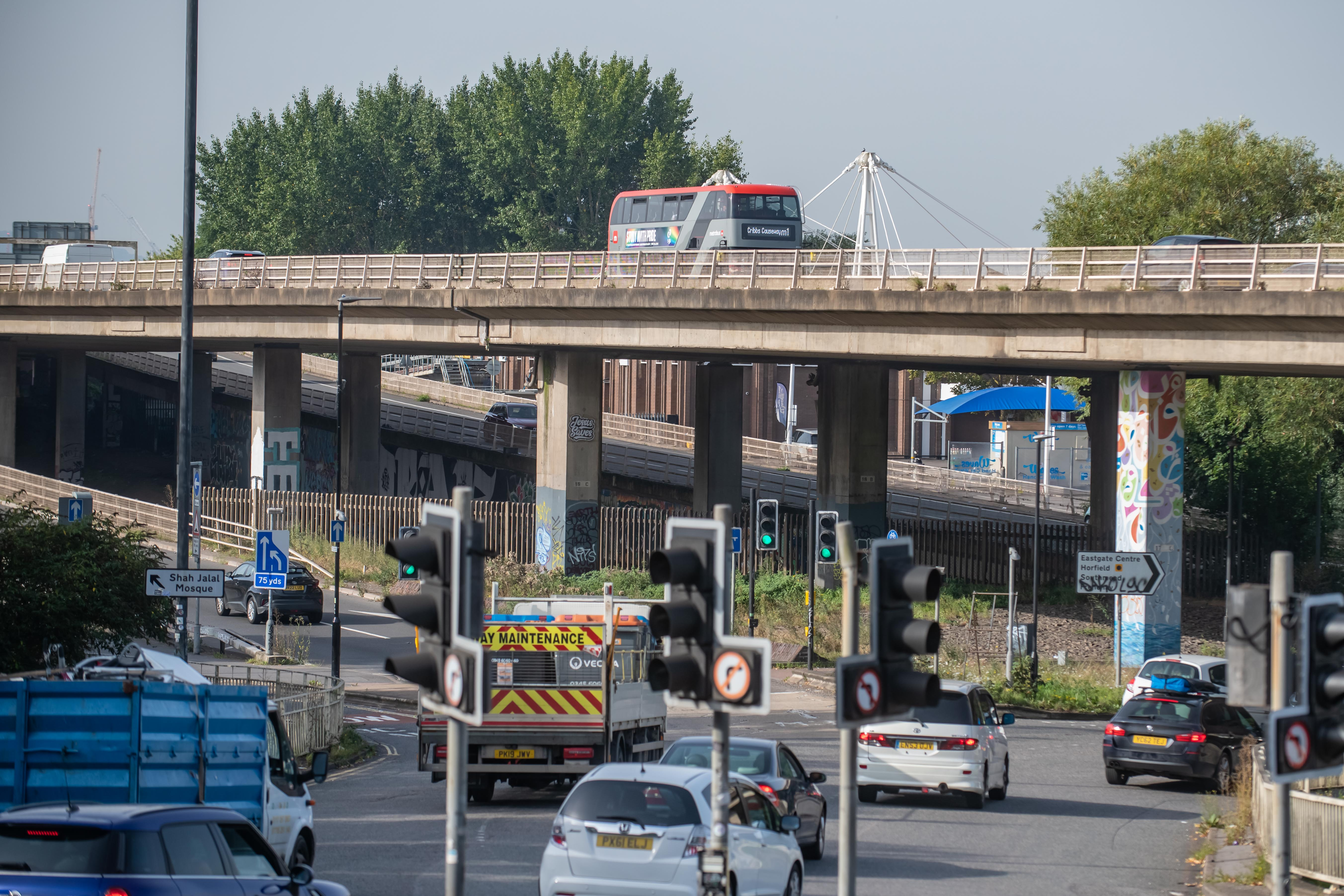 Bus stops planned along the M32 motorway in Bristol and turned